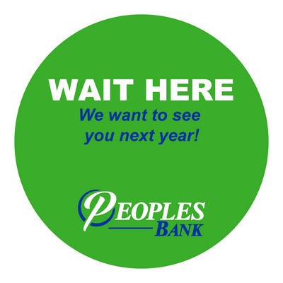 Removable Floor Decal (10" round)